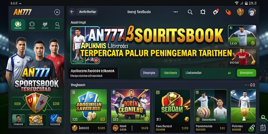Tampilan menarik dari AN777 dalam aksi taruhan olahraga.