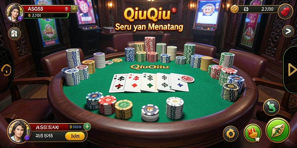 Gameplay seru ASG55 dengan kartu QiuQiu yang menantang.