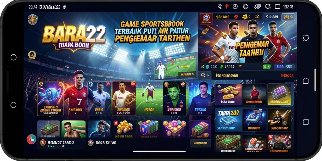 Tampilan gameplay BARA22 yang menarik dan dinamis.