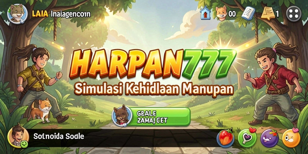 Tampilan menarik dari gameplay HARAPAN777 yang memukau.