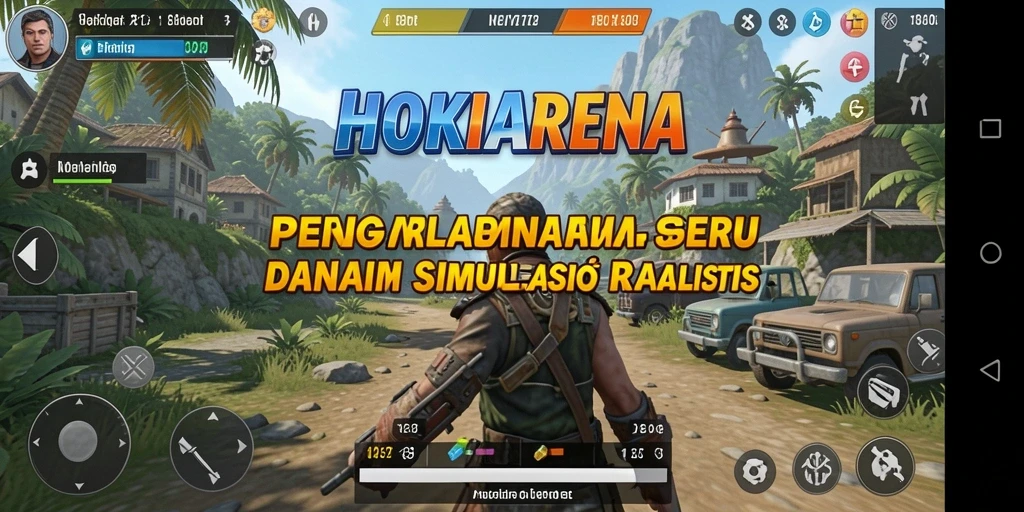 Gameplay HOKIARENA yang menantang dan realistis.