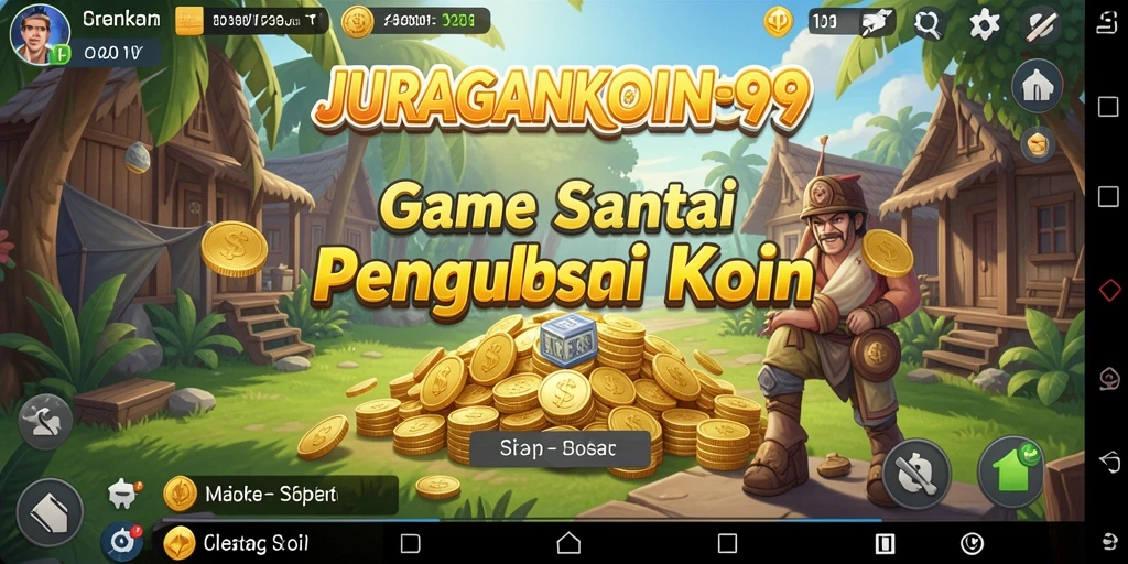 Screenshot gameplay JURAGANKOIN99 menampilkan keseruan bermain koin.