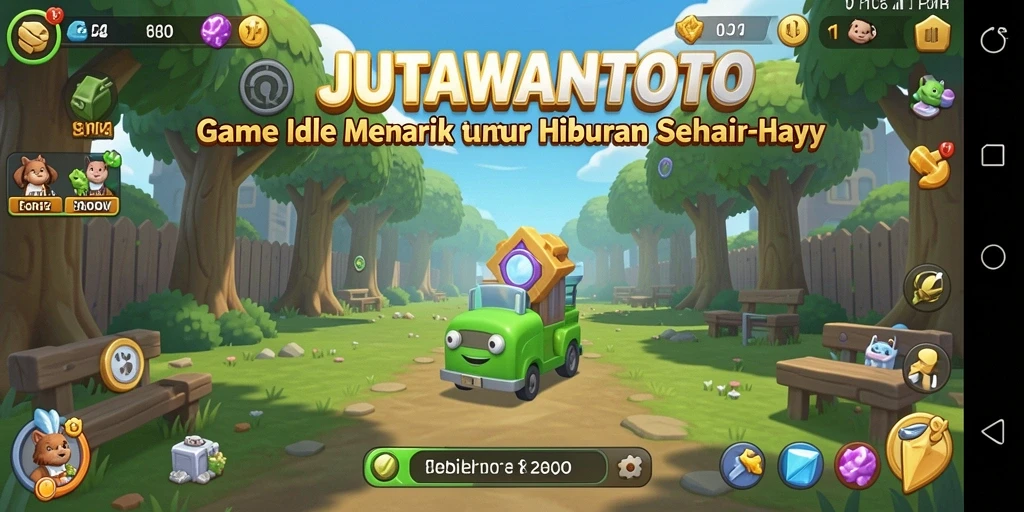 Tampilan gameplay JUTAWANTOTO yang menarik dalam format Idle.