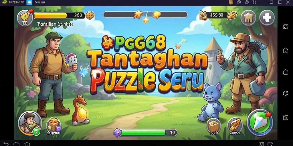 Gameplay menarik PGG68 menampilkan tantangan puzzle yang seru.