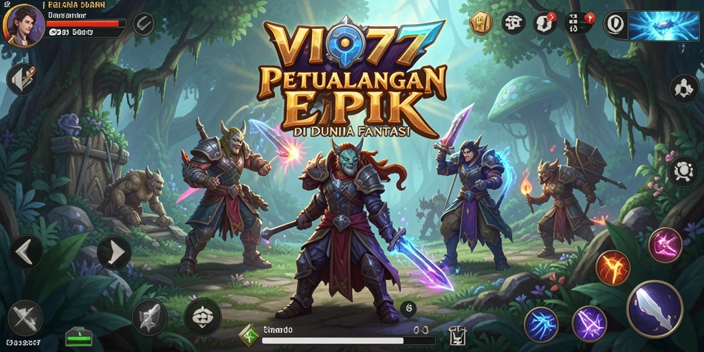 Tampilan gameplay <strong>VIO77</strong> yang penuh aksi dan petualangan.