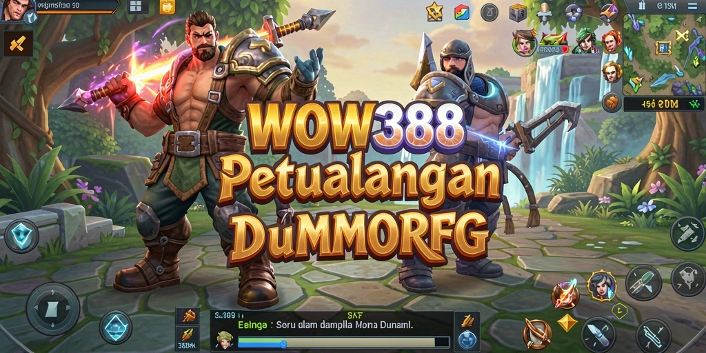 Tampilan gameplay seru dari dunia penuh petualangan MMORPG.